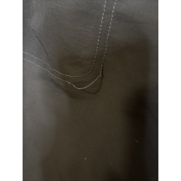 North Face Pants Mens Medium Gray Convertible Zip-Off Cargo Hiking Belted Nylon - Picture 3 of 4